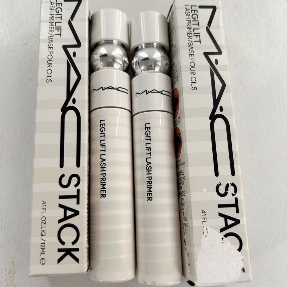 MAC Cosmetics Macstack Legit Lift Lash Primer/Base 2 pic set NWT - Picture 2 of 14
